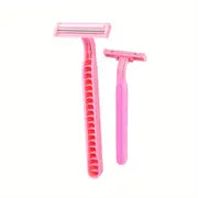 10 Disposable Double-Edge Razors for Women, Travel Use