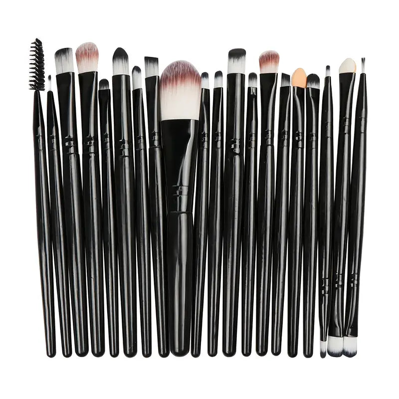 20 Pcs Colorful Soft Makeup Brushes Set and Tools
